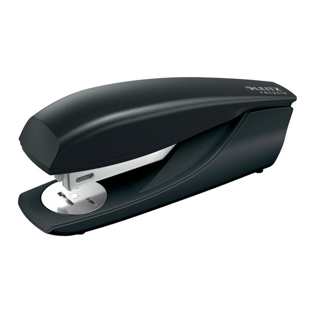 Capsator plastic Leitz Recycle NeXXt Series, 30 coli, 200 capse P3 incluse, partial reciclat, negru