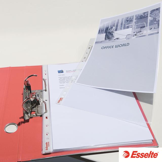 Biblioraft Esselte No.1 Power Colour'Breeze, PP/PP, partial reciclat, certificare FSC, A4, 75 mm, corai