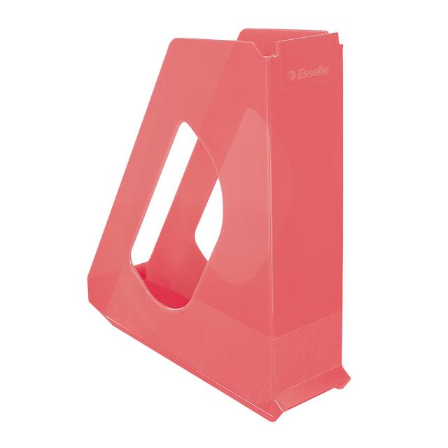 Suport vertical Esselte Colour'Breeze, pentru documente, PS, reciclabil, A4, corai