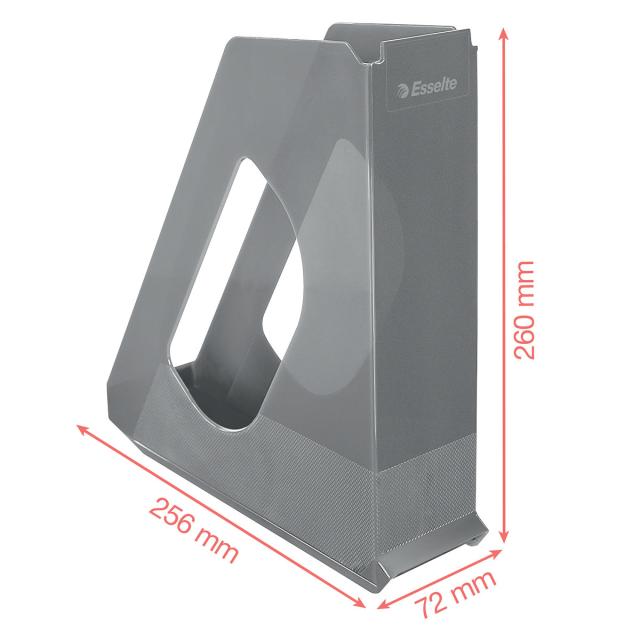 Suport vertical Esselte Colour'Breeze, pentru documente, PS, reciclabil, A4, corai
