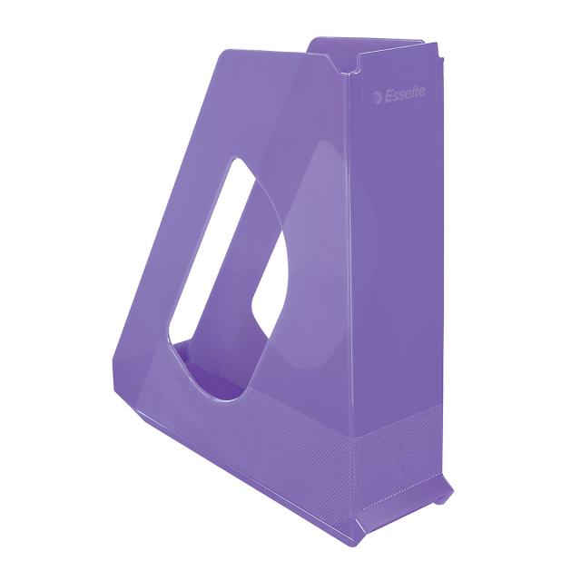 Suport vertical Esselte Colour'Breeze, pentru documente, PS, reciclabil, A4, lavanda