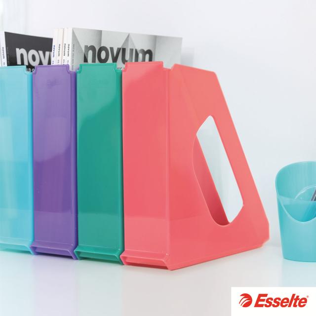 Suport vertical Esselte Colour'Breeze, pentru documente, PS, reciclabil, A4, lavanda