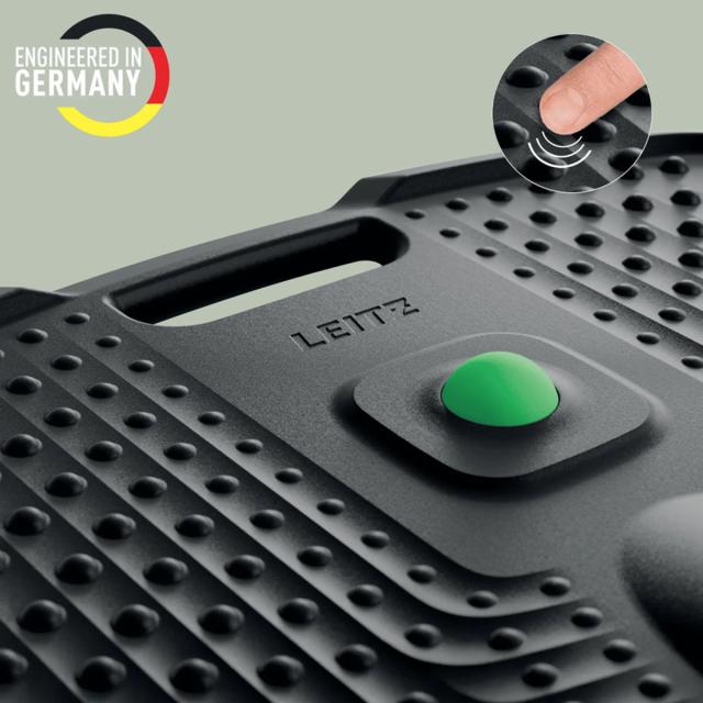 Covoras ergonomic Leitz Ergo, pentru picioare, anti-oboseala, negru