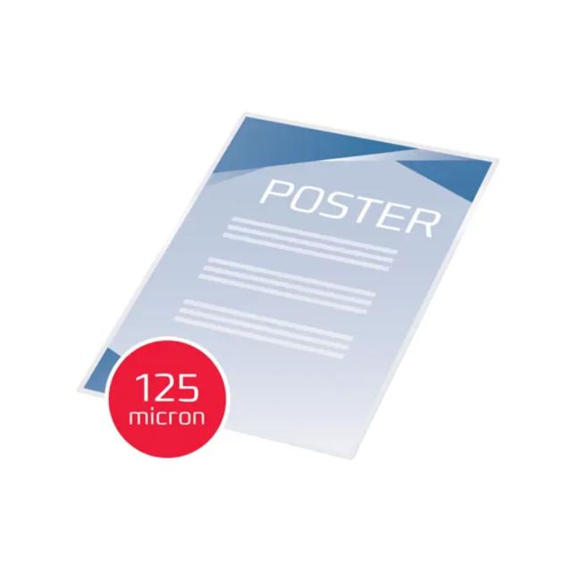 Folie laminare GBC, la cald, auto-adeziva, A3, 125 microni, 100 bucati/set