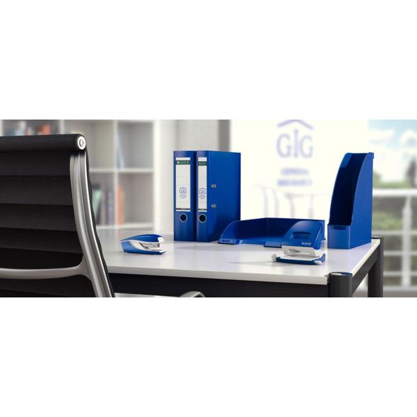 Perforator metalic Leitz 5008 NeXXt Series, 30 coli, albastru 