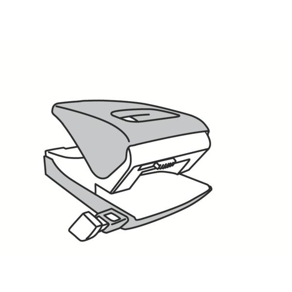 Perforator metalic Leitz 5138 NeXXt Series, 40 coli, rosu