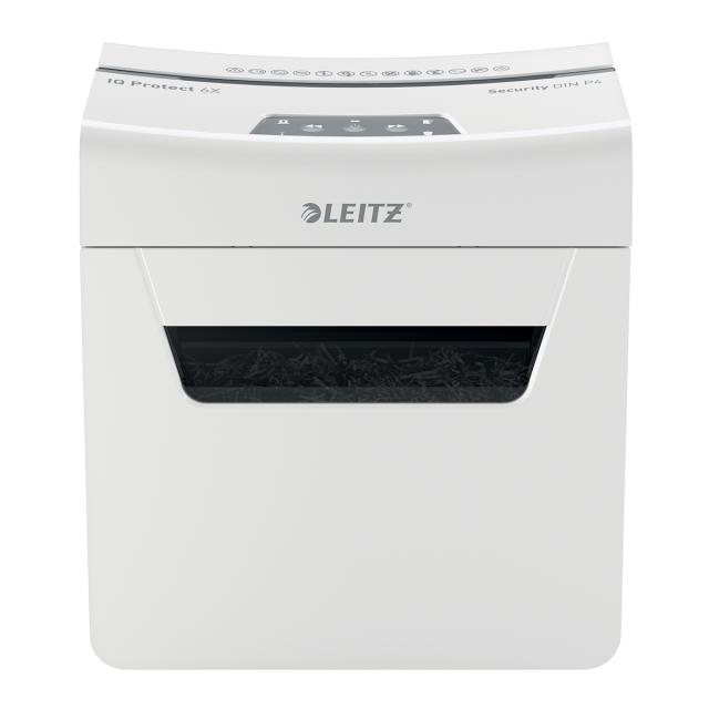 Distrugator documente manual, Leitz IQ Protect 6X, P4, cross-cut, 6 coli