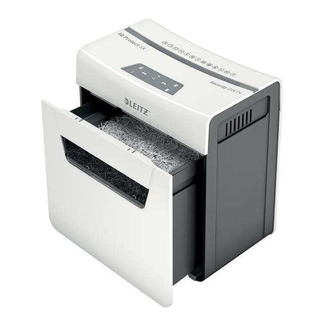 Distrugator documente manual, Leitz IQ Protect 6X, P4, cross-cut, 6 coli
