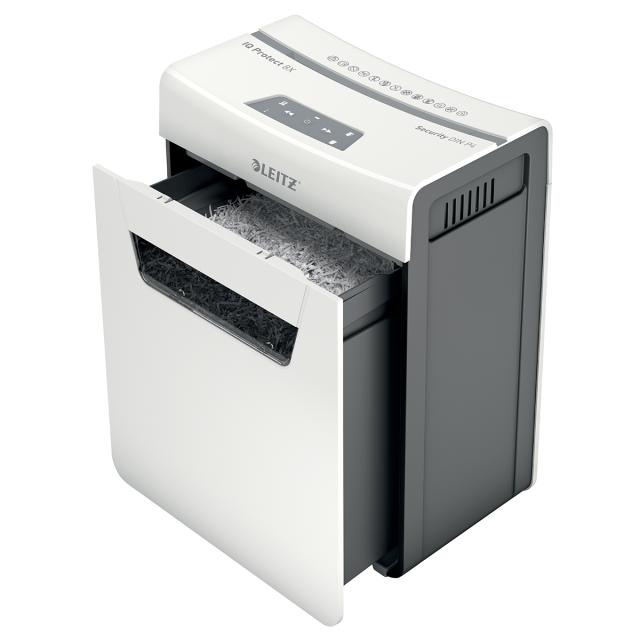 Distrugator documente manual Leitz IQ Protect 8X, P4, cross-cut, 8 coli