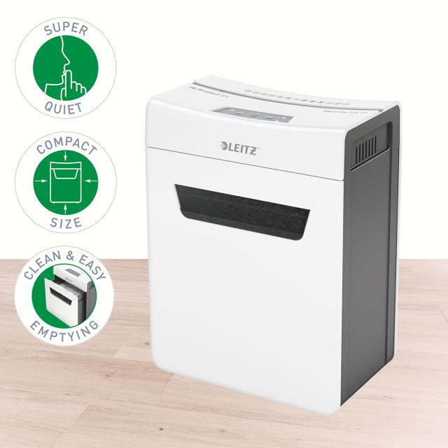 Distrugator documente manual Leitz IQ Protect 8X, P4, cross-cut, 8 coli
