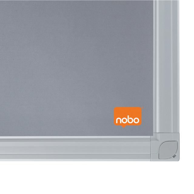 Panou NOBO Essentials, material textil, 60x45 cm, gri