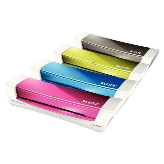 Laminator Leitz iLAM Home Office, A4, kit folii laminare inclus, albastru