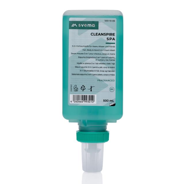 Sapun spuma Luxury 3 in 1 SVEMA CLEANSPIRE SPA, cu parfum, cu culoare, 500 ml, rezerva pentru dozator manual LOGAN-M