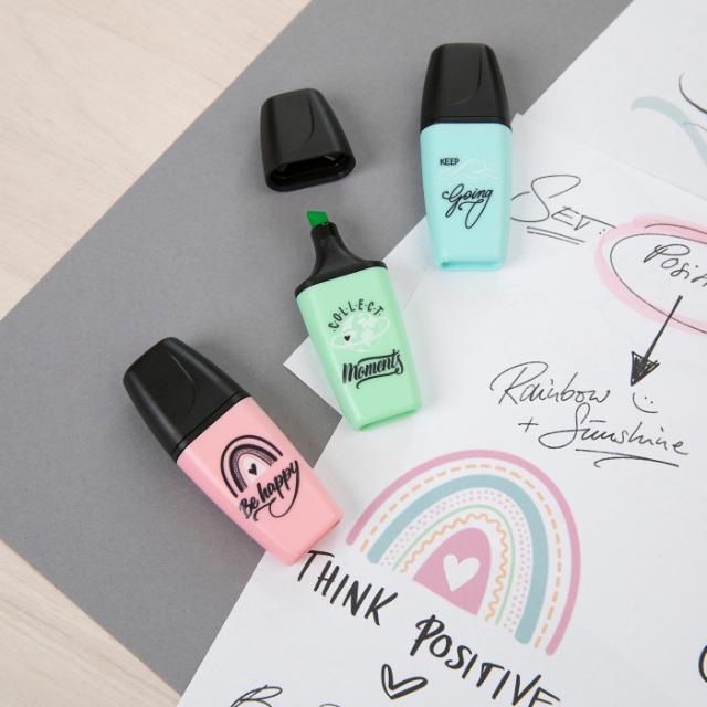 Textmarker Stabilo Boss mini Pastellove, 5 culori