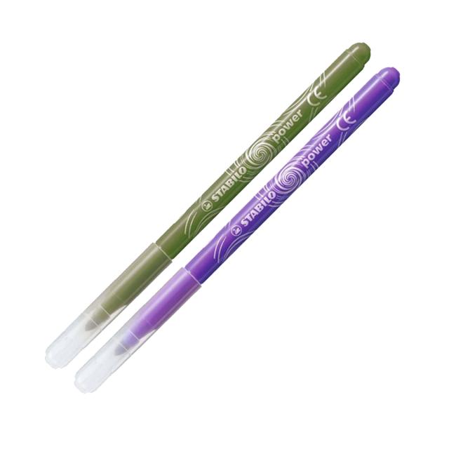 Carioca Stabilo Power, varf 2 mm, 15 culori