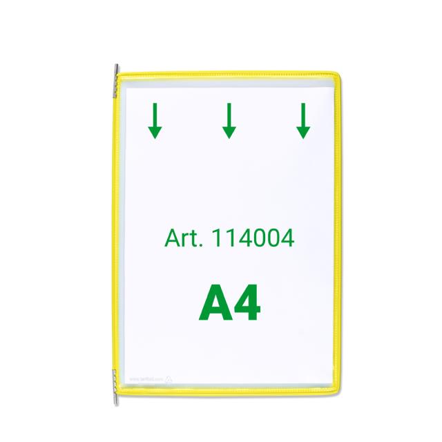 Display Tarifold, A4, 10 bucati/set, galben