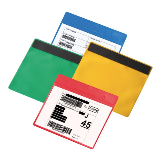 Buzunar logistic magnetic Tarifold, diverse culori, A5 landscape, 8 bucati/set