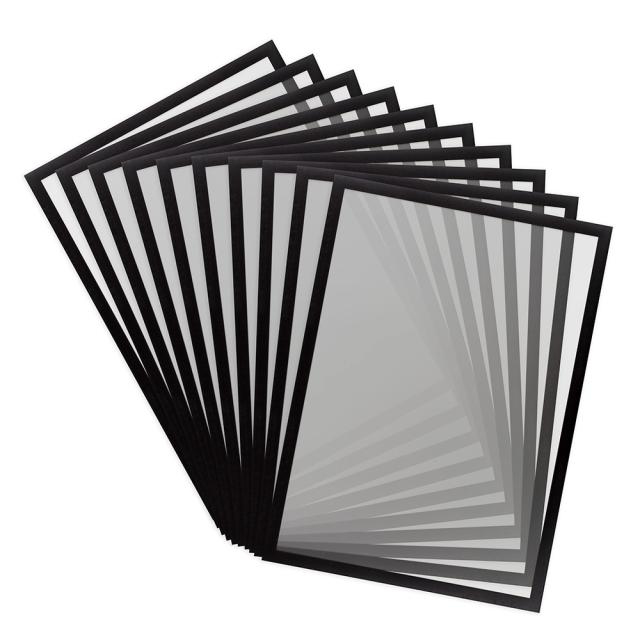 Rama magnetica Tarifold, A3, negru, 10 bucati/set
