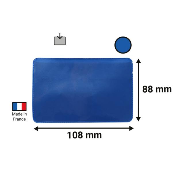 Buzunar logistic autoadeziv Tarifold, albastru, 100x60 mm, 50 bucati/set