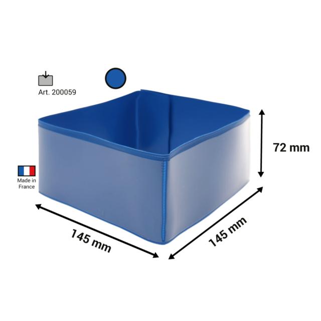 Buzunar logistic picior palet Tarifold, albastru, 145x72 mm, 50 bucati/set