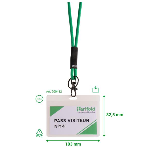 Port ecuson Tarifold, orizontal, 82.5x103 mm, antibacterian, 10 bucati/set