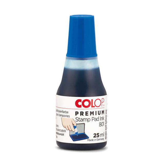 Tus pentru stampila Colop. 25 ml, albastru