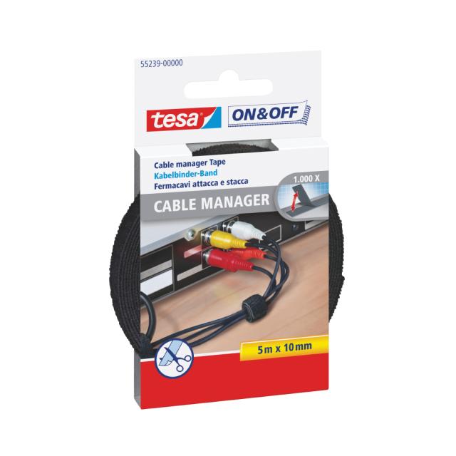 Banda arici Tesa Cable Manager, 10 mm x 5 m