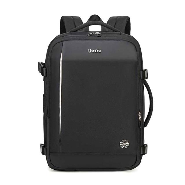 Rucsac business Chantria, 30L, negru, 44x29x23 cm