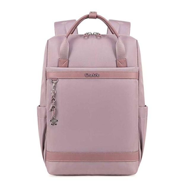 Rucsac business Chantria, 13L, roz, 12x40x26 cm