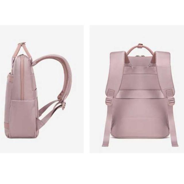 Rucsac business Chantria, 13L, roz, 12x40x26 cm