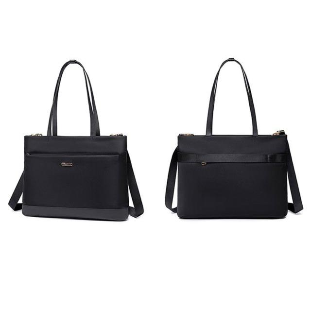 Geanta business dama Chantra, 12L, neagra, 41x9x32 cm