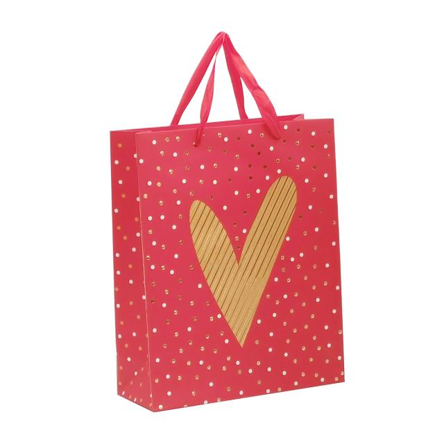 Punga cadou 26x32x10 cm, design inima