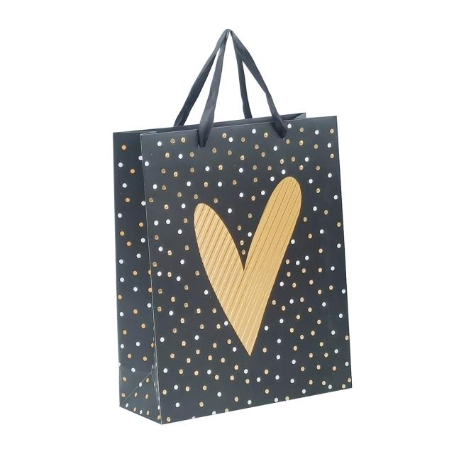 Punga cadou 26x32x10 cm, design inima