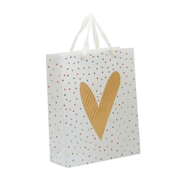 Punga cadou 26x32x10 cm, design inima