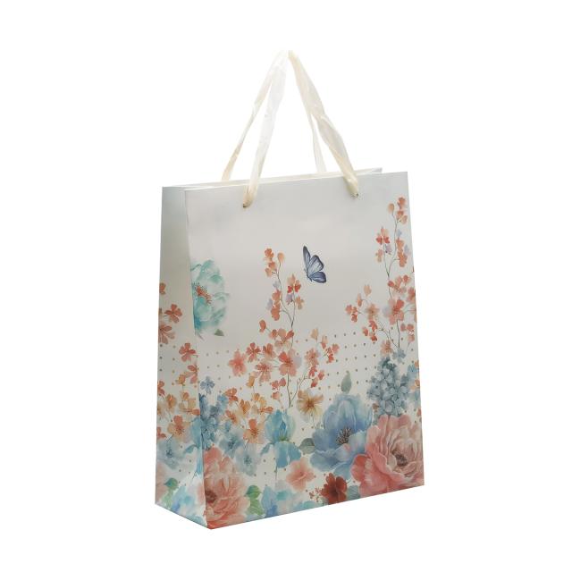 Punga cadou 26x32x10 cm, design floral
