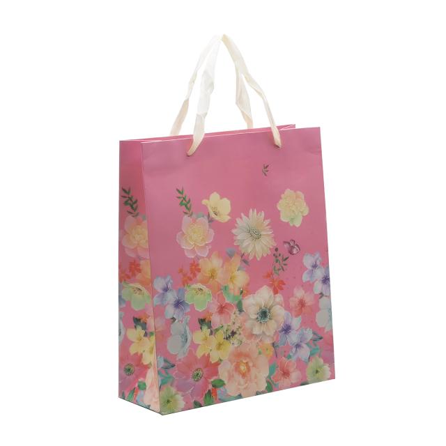 Punga cadou 26x32x10 cm, design floral
