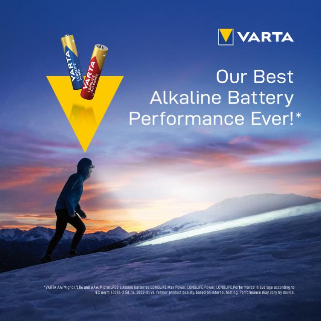 Baterii Varta Longlife Power, AAA, LR3, 24 bucati/set