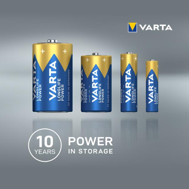 Baterii Varta Longlife Power, AA, LR6, 24 bucati/set