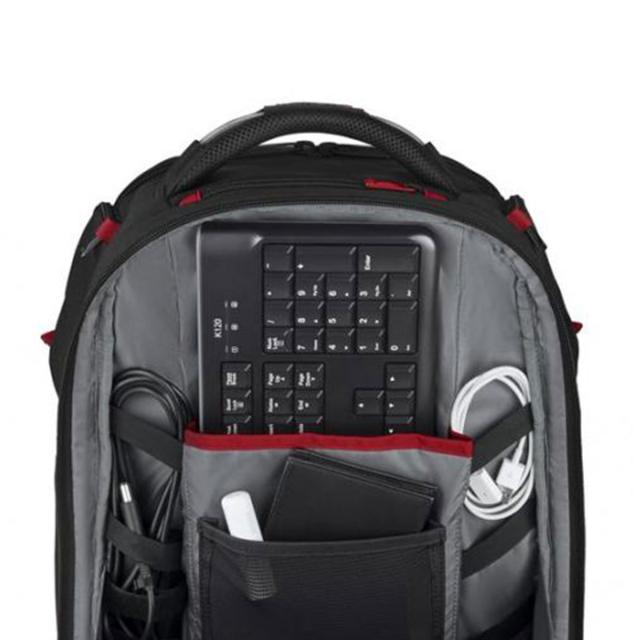 Rucsac pentru laptop de gaming de 17,3 inch, negru