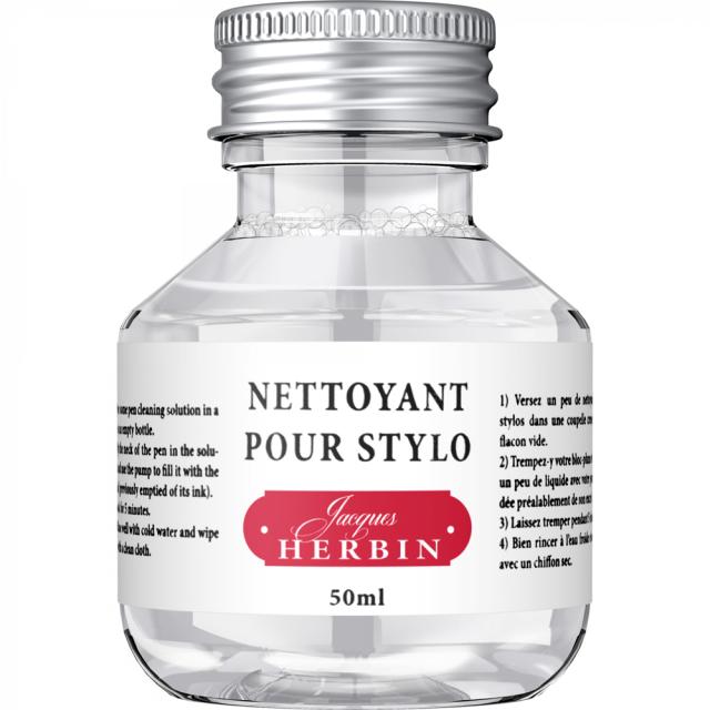 Solutie curatare stilou, Herbin, 50 ml, curatare feeder, usor de utilizat
