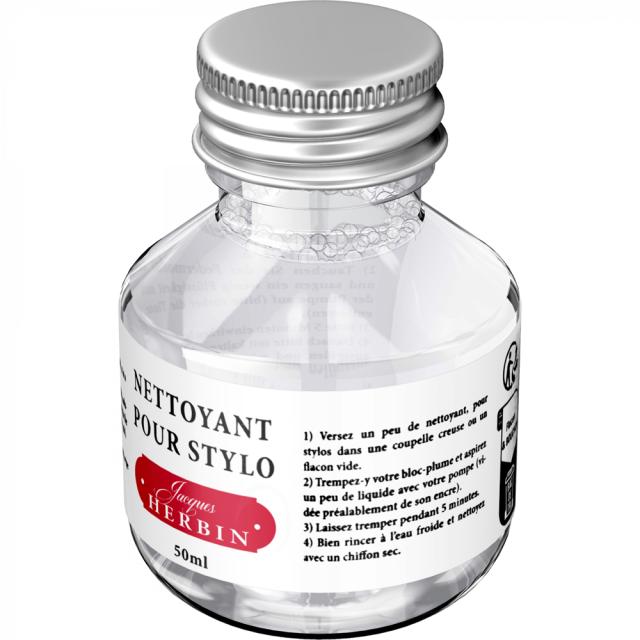 Solutie curatare stilou, Herbin, 50 ml, curatare feeder, usor de utilizat