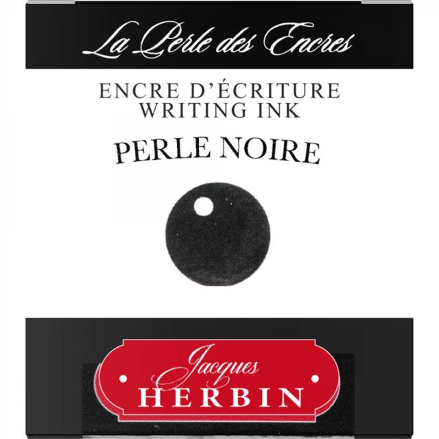 Calimara cerneala stilou, Herbin, 30 ml Jacques Herbin Writing The Pearl of Inks Perle Noir, cerneala neagra, eleganta, pentru stilou.
