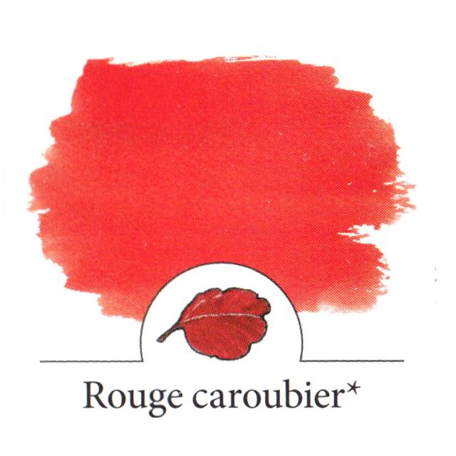 Cerneala stilou, Herbin, Rouge Caroubier, 30 ml, calitate superioara, culoare intensa