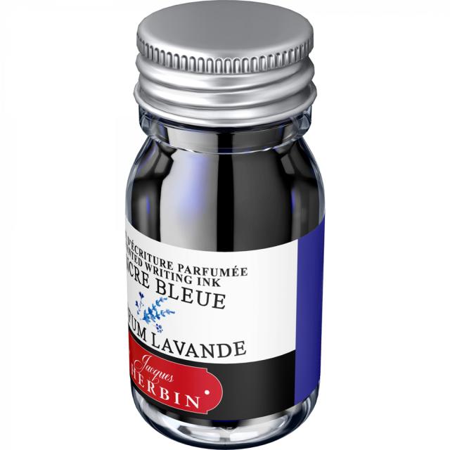 Cerneala, Herbin, Calimara 10 ml Jacques Herbin Scented Blue, parfum lavanda, albastra, aroma relaxanta