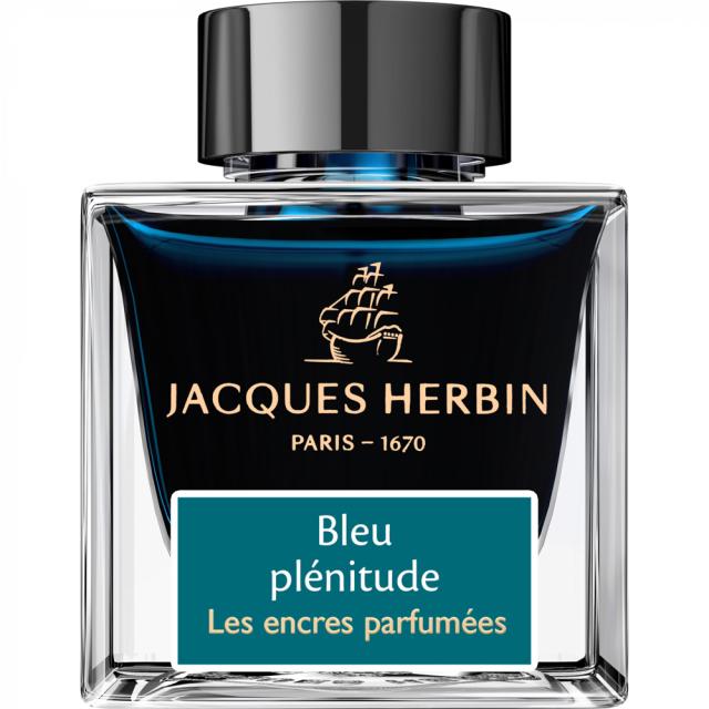 Cerneala parfumata, Herbin, Jacques Herbin Prestige Scented Blue Plenitude, 50 ml, bleu