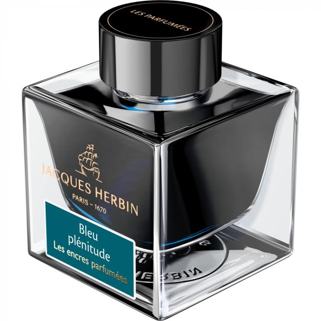 Cerneala parfumata, Herbin, Jacques Herbin Prestige Scented Blue Plenitude, 50 ml, bleu