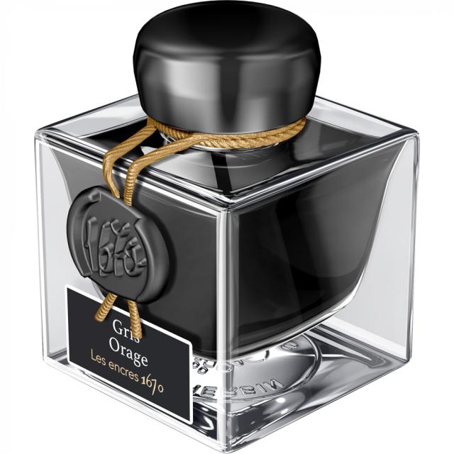 Calimara cerneala, Herbin, Prestige 1670 Gris Orange, 50 ml, nuanta eleganta, calitate superioara