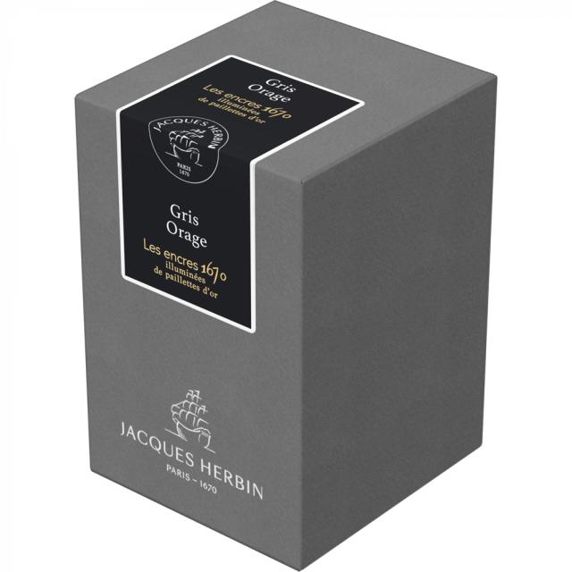 Calimara cerneala, Herbin, Prestige 1670 Gris Orange, 50 ml, nuanta eleganta, calitate superioara