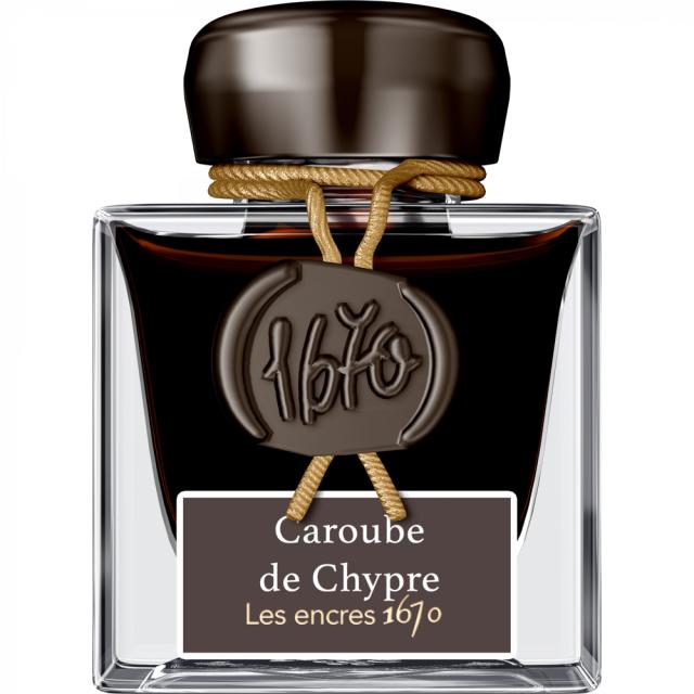 Cerneala, Herbin, Jacques Herbin Prestige 1670 Caroube de Chypre, 50 ml, caramiziu, editie speciala