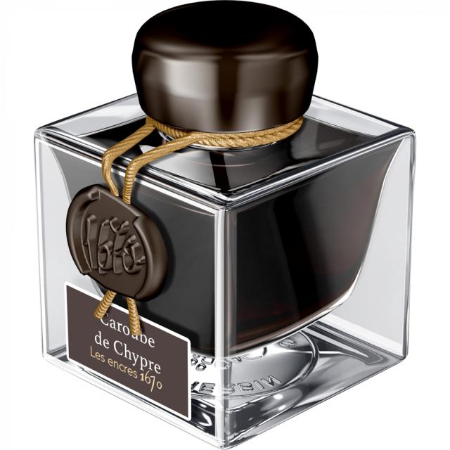 Cerneala, Herbin, Jacques Herbin Prestige 1670 Caroube de Chypre, 50 ml, caramiziu, editie speciala